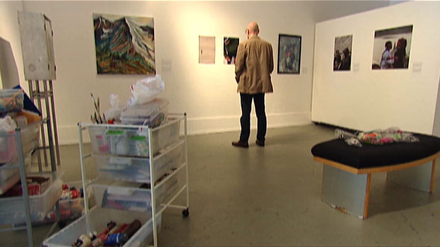 David talks about Gallery Gachet, a gallery for people with mental health issues.